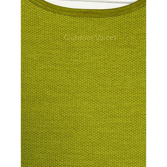 NWT Outdoor Voices Green Apple Seamless Pique Tank Top Mens Size L - Picture 5 of 8